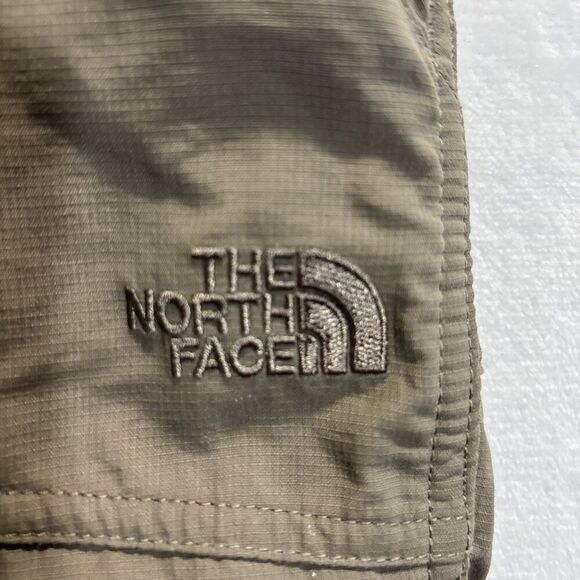 The North Face Roll-Up ARRF Shorts Women's 2 Long Green Nylon Hiking Outdoors - Picture 6 of 16